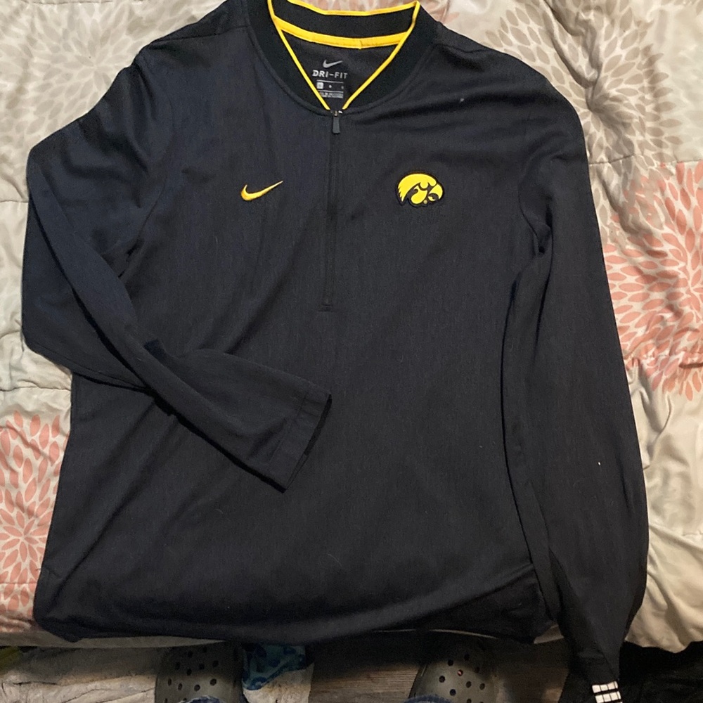 Nike Black Pullover with Yellow Accents
